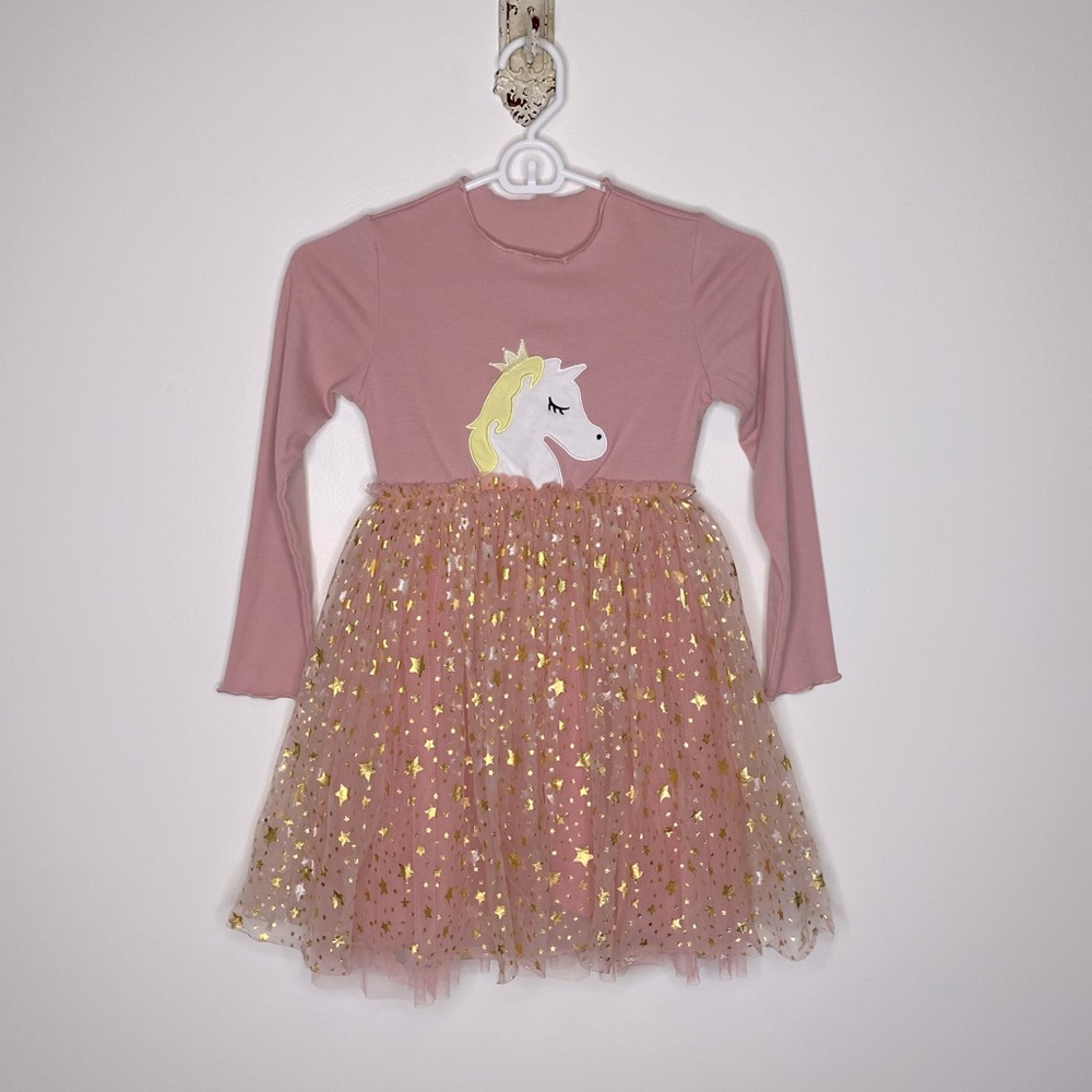 Little Girls Unicorn TuTu Dress